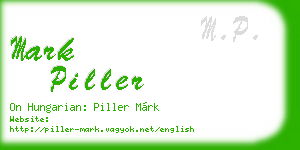 mark piller business card